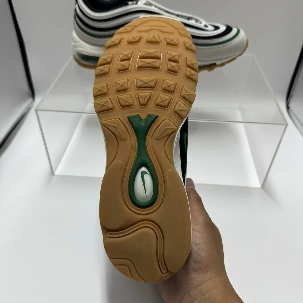 Brand New Nike Air Max 97 Photon Dust Green Gum Malachite 921826-021 Men Size 9